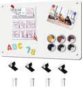 Magnetic Board 17.5" x 11.4" Magnet Bulletin Board is Suitable for displaying Notes, Photos,Magnetic Letters,Suitable for Walls, refrigerators, cabinets, etc