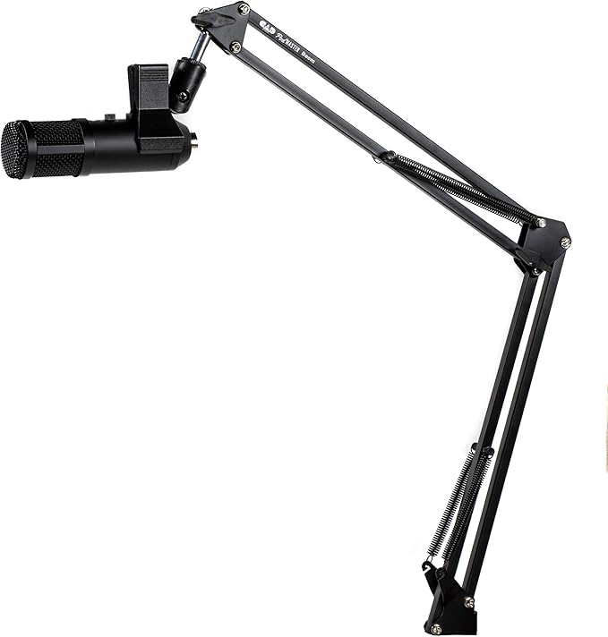 CAD PM1100 PodMaster™ D usb Professional Broadcast / Podcasting Microphone with Dynamic Capsule, supplied with Broadcast Boom Mic Stand