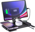 Wireless Charger for Samsung, 4 in 1 Charging Station for Samsung, Foldable Charging Stand for Galaxy S25 Ultra/S24/S23/Z Fold 7/Flip7/Note 20/Galaxy Watch 8/7/6/5 Pro/Galaxy Buds Pro3/Android/Tablet