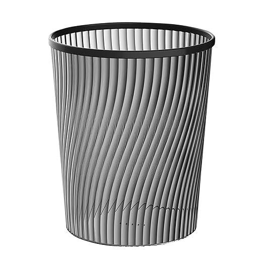 Trashcan for Dorm, 2 Gallon Round Plastic Easy to Clean Durable Waste Basket,Trash Bin Garbage Bin,Slim Cylindrical Room Trash Can for Dorms,Compact Spaces,Kitchen,Bedroom,Office,Bathroom