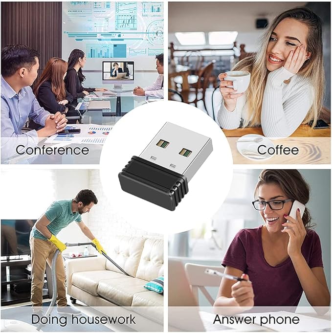 AUEDROT Mouse Jiggler Undetectable USB Mouse Mover NO Software Required for Computer, Automatic Mini Mouse Shaker Driver-Free Mouse Movement Simulator Keep Computer/Laptop Awake, Plug & Play (2 PCS)