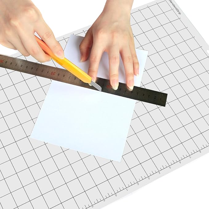 REALIKE StandardGrip Cutting Mat for Silhouette Cameo 5/4/3/2/1(3 Mats,12x24 inch) Standard Adhesive Cricket Cut Mats Replacement Accessories for Silhouette Cameo