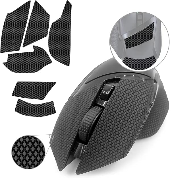 TALONGAMES Mouse Anti Slip Grip Tape Compatible with Razer Basilisk V3 / Basilisk V3 Pro Gaming Mouse, Palm Sweat Absorption, Thin 0.5mm, Cut to Fit, Easy to Apply, Mouse Skin