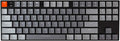 Keychron K10 87 Key Ultra-Slim Wireless Bluetooth/USB Wired TKL Tenkeyless Mechanical Gaming Keyboard, RGB LED Backlit Low Profile Blue Switches for Mac Windows