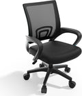 Magshion Office Chair, Ergonomic Mid-Back Mesh Desk Chair, Rolling Computer Chair with Lumbar Support & Comfy Armrests for for Gaming, Work, Study, 300 Lbs Capacity, Black