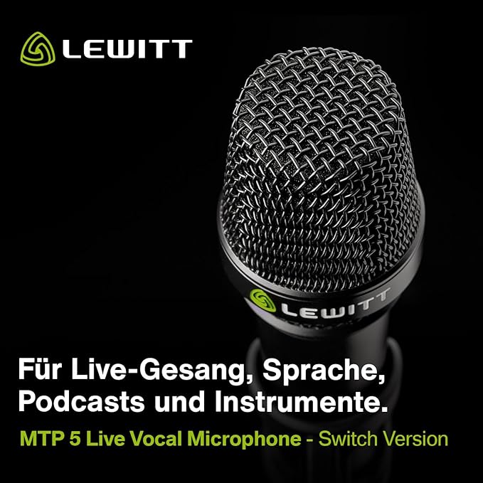 Lewitt Audio MTP 5S Handheld Cardioid Dynamic Mic