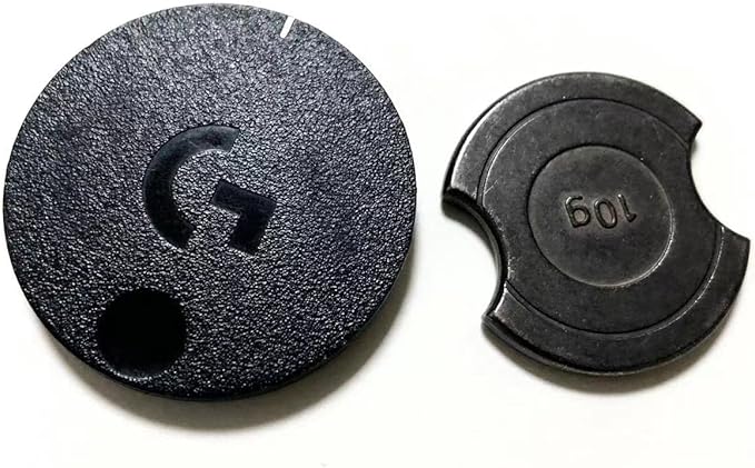 LZYDD Replacement 10g Weight with Weight Door Cover for Logitech G403/G703/G903/G502/G Pro Wireless Gaming Mouse (Black Weight + Door)