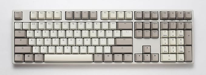 Ducky Origin Vintage Double Shot PBT Mechanical Keyboard (Cherry MX Silent Red)