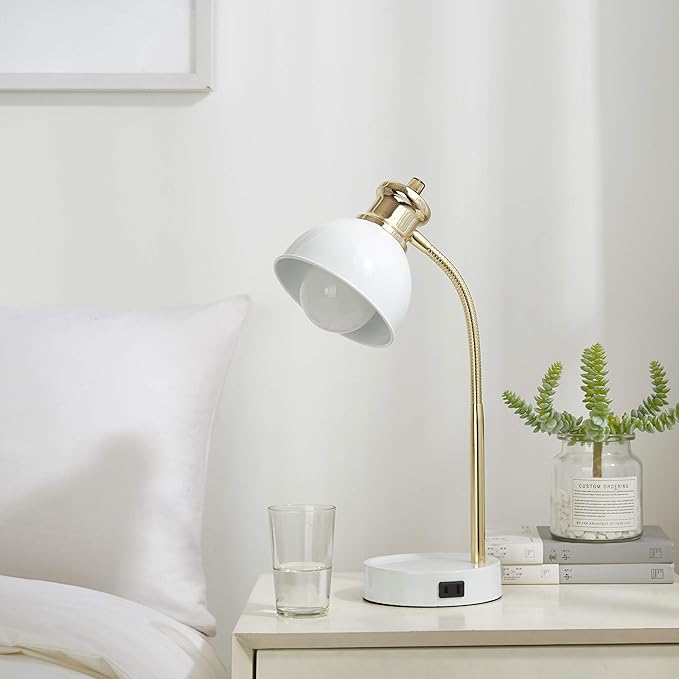 Urban Lifestyle Charging Lamp with Catch-All Base, Gold