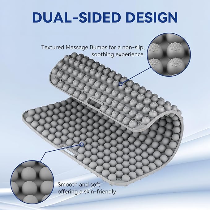 Seat Cushion for Long Sitting Hours on Office & Home Chair, with 3D Non-Slip for Office Chair Cushions, Car Seats, Airplane Seat, Wheelchair, Desk Chair,Cushion Lab, Long Trips (Grey)
