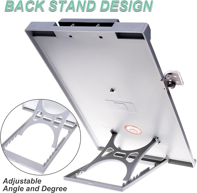 Cosmos Plastic Desktop Document Holder, Book Holder, Copyholder Stand Typist with Adjustable Positions Stand and Reading Line Guide