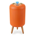 Pukomc Smart Sensor Wastebasket, Convenient and Hygienic Easy to Use, Technology Sensor Waterproof Wastebasket Plastic Trash can for Kitchen, Bathroom, Bedroom, Living Room, Office and Outdoor Orange