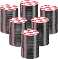 120Pcs, 1.2" x 0.08" Round Magnets with Adhesive Backing, Precut Flexible Circle Strong Sticky Magnetic Dots for DIY Crafts Fridge Magnets