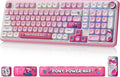 My Little Pony Wireless Mechanical Keyboard - 101 Keys RGB Gaming Keyboard with Custom Linear Switches, Hot-Swap & Knob Control, Triple Connection (BT5.0/USB-C/2.4GHz), Ergonomic for Work & Gaming