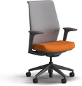HON Cipher Mesh Office Chair, Standard Cylinder, Height Adjustable Arms, Office Chair with Lumbar Support, Titanium Mesh, Charcoal Frame, Apricot