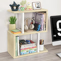 Desktop Bookshelf for Top of Desk Shelf - Bookcase 3-Tier Shelves Storage Small Book Organizer Hutch for Dorm Office College Table Top Organization