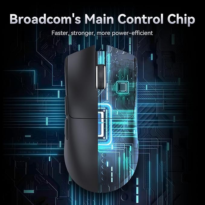 ATTACK SHARK X11 Ultra-Light Triple Mode Gaming Mouse PAW3311 Optical Sensor 22K DPI 5 programmable Buttons with Magnetic Charging Stand for PC/Mac Black