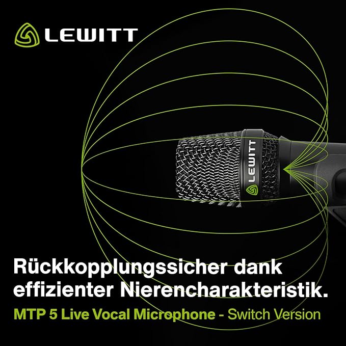 Lewitt Audio MTP 5S Handheld Cardioid Dynamic Mic
