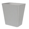 DAJITRE Plastic Small Trash Can, 3.5 Gallon Rectangular Wastebasket for Bathrooms, Laundry Room, Kitchens, Offices, Kids Rooms, Dorms (1, Grey)