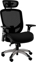 STAPLES Hyken Ergonomic Office Chair Adjustable Lumbar Support with Breathable Mesh, Swivel Desk Chair for Home Office, Black (XL)
