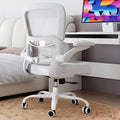 TRALT Office Chair - Ergonomic Desk Chair with Adjustable Lumbar Support, Mesh Computer Chair, Executive Chairs for Home Office Comfortable Lumbar Support (Cloud White)