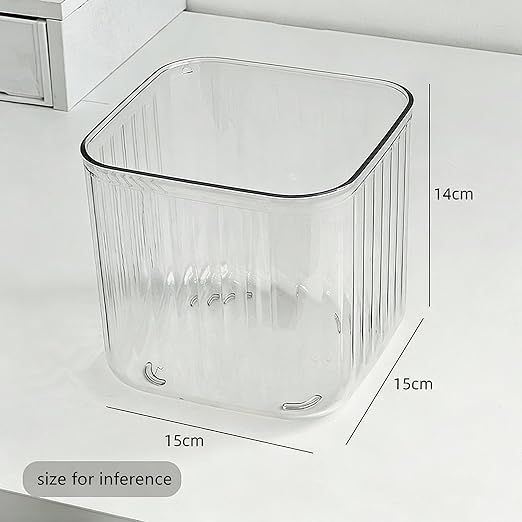Mini Desk Trash Can Tiny Countertop Waste Basket Small Table Top Garbage Bin for Desk Top