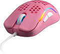 HK Gaming NAOS M Ultra Lightweight Honeycomb Shell Ambidextrous Wired RGB Gaming Mouse 12 000 cpi - 7 Buttons - 59 g (Naos-M, Prism Pink Limited Edition)
