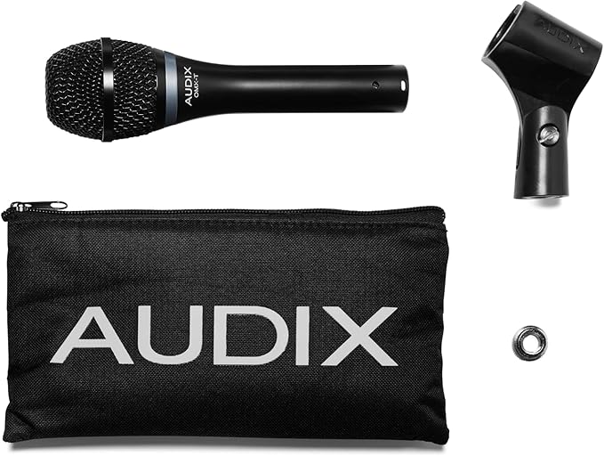 AUDIX OMX-T Dynamic Hypercardioid Vocal Microphone - Black - Wide Frequency Range, Perfect for Loud Stage Environments