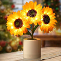 Lifnatty Sunflower Lamp Gifts for Women, Mother’s Day Birthday Gifts for Women, Mom, Sister, Girlfriend, Rechargeable Flower Lamp Night Light, Dimming Table Lamp, Anniversary Bedroom Decor