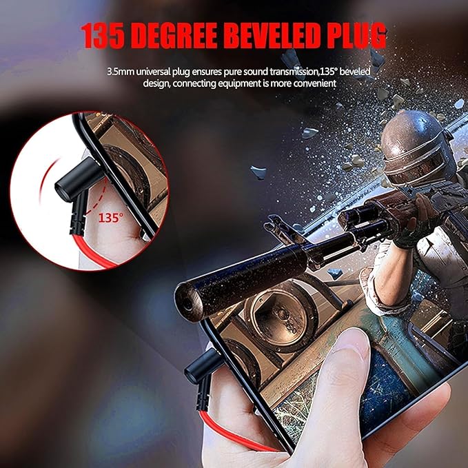Gaming Headset with Microphone Wired Gaming Earbuds PC for One PS4 PS5 Nintendo Switch PlayStation 5 Games Mobile Phone,Detachable Earphones Noise Cancelling Gaming Headphones with Mic