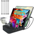 USB C Charging Station for Multiple Devices Apple,100W 4 PD and 2 USB Charger Stations Compatible with Apple iPhone iPad and Android Phone and Tablet,Type C Multi Charging Station