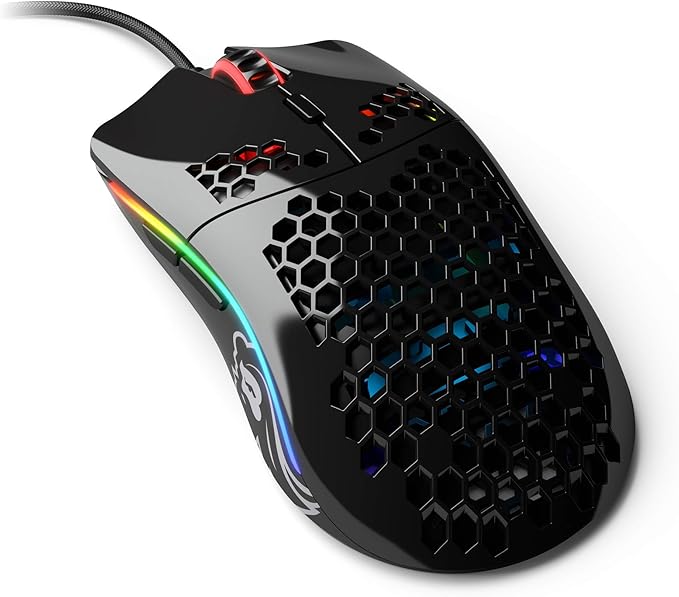 Glorious Model O- (Minus) Gaming Mouse, Glossy Black (RENEWED)