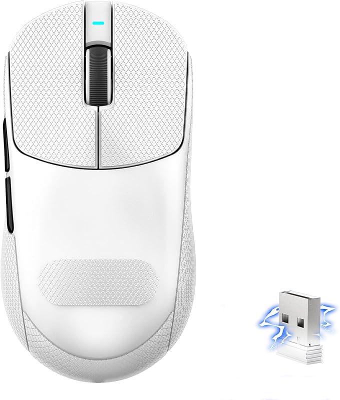 MAMBASNAKE×Attack Shark X8 Plus Wireless Gaming Mouse,55g Lightweight Triple Mode Ergonomic Gaming Mouse,PAW3395PRO 40K DPI Optical Sensor,150h Battery Life,Griptape Programmable Buttons for PC/Mac