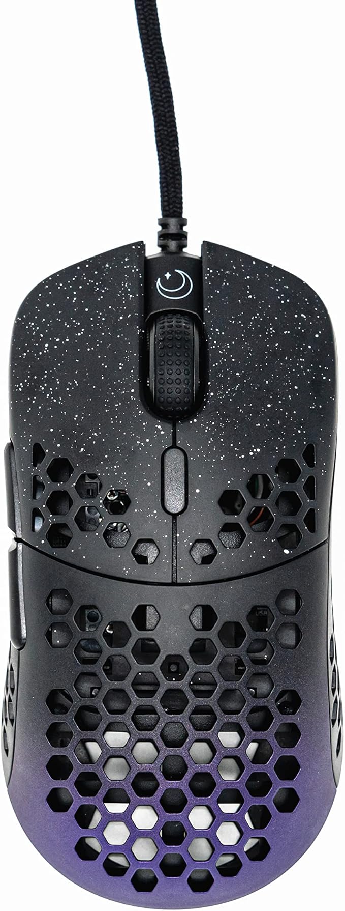 Gwolves Hati HTM Lightweight Honeycomb Wired Gaming Mouse,~56g,3389 Sensor,16,000 DPI, Low Latency,Anti-Interference,6Programmable Btns,On-Board Memory,PC/Mac and Laptop (Gradient Blue, HTM - Medium)