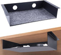 Under Desk Storage Shelf, Steel Under Desk Tray Mountable Add-On Shelf for Table Office Desk, Large (Pack of 1)