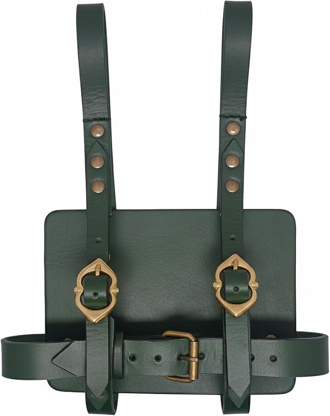 Lord of Battles Adventurer's Book or Diary Holder Handcrafted from Genuine Leather 13x18cm (Green)