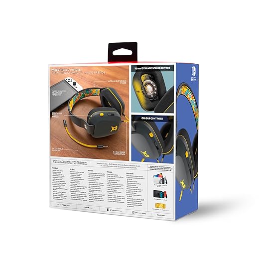 PowerA Wired Stereo Headset for Nintendo Switch and Switch 2 - Pokémon: Kanto Friends, 3.5 mm, Wired, Stereo, Officially Licensed