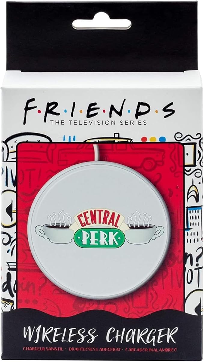 Friends Central Perk Wireless Charger, Central Perk Lanyard & ID/Document Holder Great Value Gift Set…