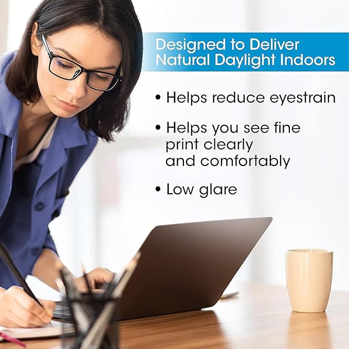OttLite Mood LED Desk Lamp with Color Changing Base – Charging USB Port, Touch Activated Controls, Flexible Neck, ClearSun LED Light, for Work, Study, Reading