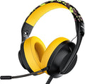 WIRWTRU S30 Gaming Headset with Microphone,198g Lightweight Design, Wired Gaming Headphones for Xbox, Xbox Series X|S, PS5, PS4, Switch, PC, Noise Cancelling Mic, Soft Earmuffs (Yellow)