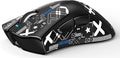 MAMBASNAKE Attack Shark V3 Wireless Gaming Mouse,Adjustable 25K DPI PAW3311 Optical Sensor,Ergonomic Lightweight 5 Programmable Buttons 500mAH Battery,2.4G/BT/USB-C Wired for PC/Mac-Black&Griptape