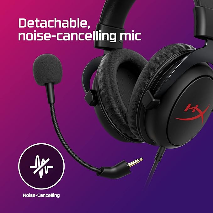 HyperX - Cloud Core Wired DTS Headphone:X Gaming Headset for PC, Xbox X|S, and Xbox One – Black
