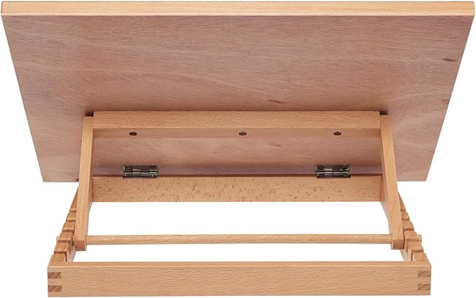 SoHo Urban Artist 12x16-3 Pack - Adjustable Portable Drawing Board Stand Easel, 5 Positions, Natural Beechwood Finish