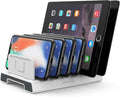 Unitek Adjustable Universal Multi Device Organizer Dock Stand Holder Compatible iPhone, iPad, Kindle, Fire Tablet, Samsung Galaxy, Google Nexus, Pixel, All Electronic Devices-No Charging Port