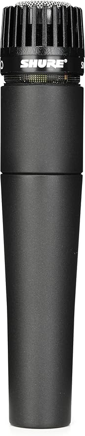 Shure SM57 & SM58 Microphone Set - Professional Dynamic Cardioid Pair for Instruments & Vocals - Crisp Sound & Versatile Performance