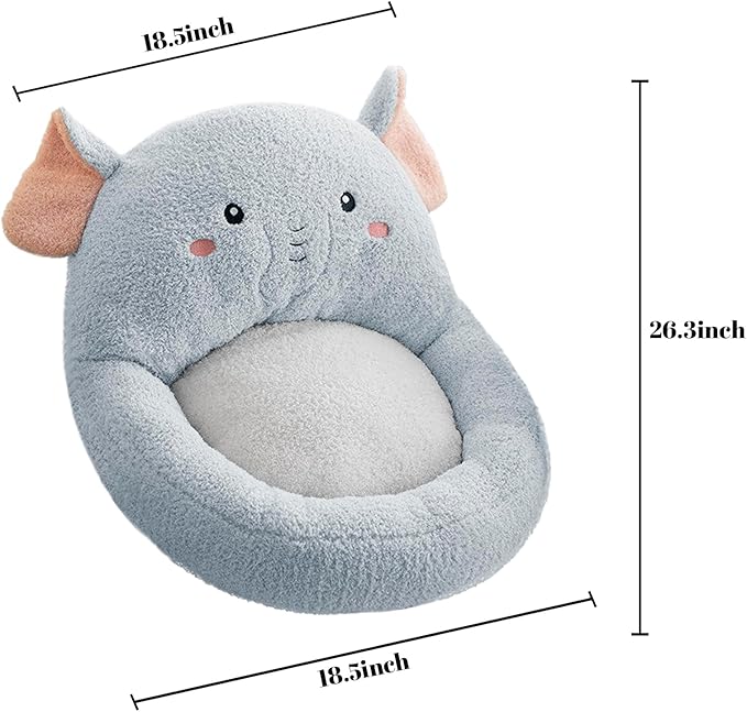 Cartoon Back Seat Nest Cushion - Indoor/Outdoor Office Chair Pad - Tufted Sitting Support - Relieves Garden Sofa Armchair Wheelchair Back Chair