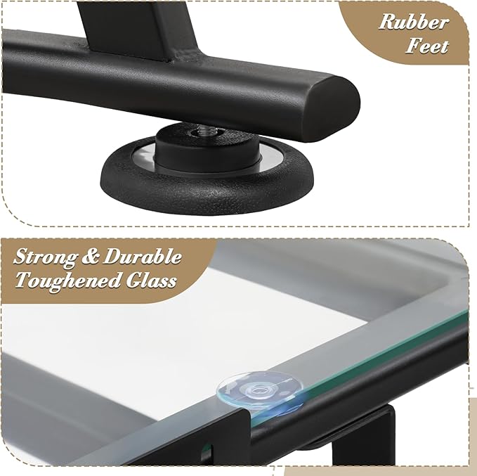 Athena Collection Drafting Table for Artists, Height Adjustable Drawing Table, Dual Desktop Art Desk Metal Frame Art Table Tiltable Craft Desk Paintings Work Station with Stool and Drawers, Black