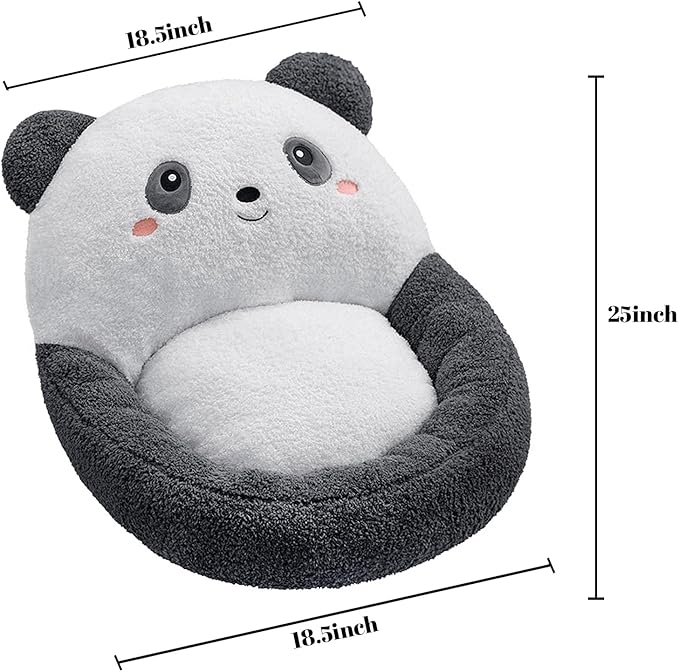 Cartoon Back Seat Cushion for Office, Nest, Indoor Outdoor Chair Pad - Tufted Sitting Support for Garden, Sofa, Armchair, Wheelchair