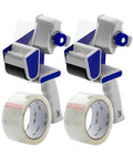 Mr. Pen- Heavy Duty Packing Tape Dispenser Gun, 2 Inch, 2 Pack with 2 Clear Tape Rolls, Handheld Tape Gun for Moving, Shipping, Sealing Boxes & Packaging
