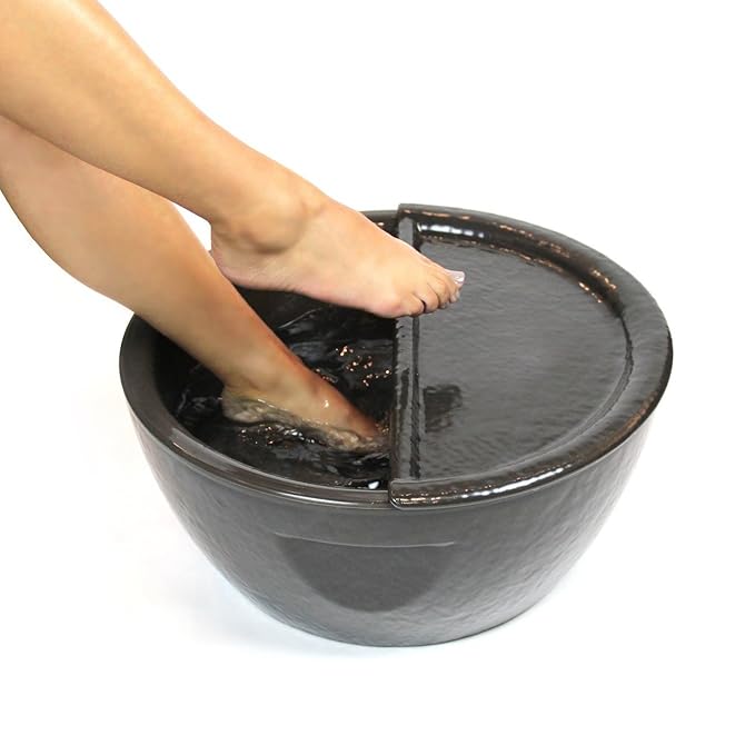 Noel Asmar Signature Pedicure Footrest, Half Moon Design, Eco friendly and Recyclable, Made from Resin - BPA and Toxin Free (Espresso)